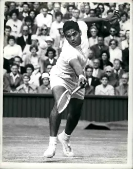 Neale: Ramanathan Krishnan in tennis match at Wimbledon
