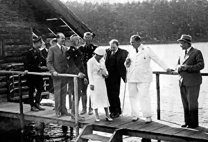 Diplomatic: Rambai Barni visiting the German Reich, 1934