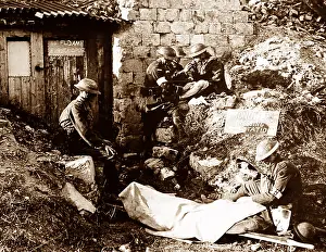 Ramc: RAMC Dressing Station at Monchy during the First World War