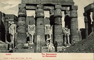 Ramesseum: Ramesseum of Rameses II, Thebes, Egypt
