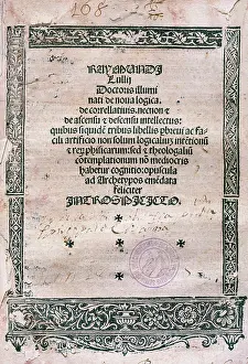 1512: Ramon Llull (1232-1315). Majorcan writer and philosopher. Ca