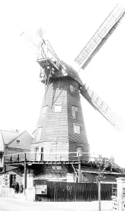 Westcliff: Ramsgate, Westcliff Windmill 1901