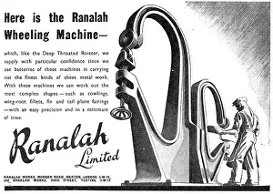 Ranalah: Ranalah Wheeling Machine For Sheet Metal Work