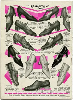 Sensible: Range of buckled womens shoes 1928
