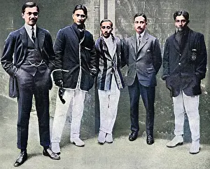 Nephews: Ranji's nephews playing war-time cricket at Lord's