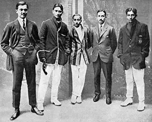Nephews: Ranji's nephews playing war-time cricket at Lord's