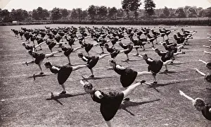 Bpeosa: Ranks perform balancing exercises