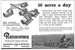 Ransomes: Ransomes Gang Mowers For Airfields