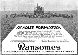 Ransomes: Ransomes Gang Mowers For Airfields