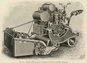 Motorised: Ransome's power mower