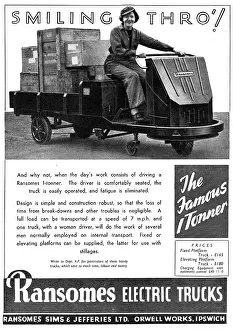 Ransomes: Ransomes One Tonner Electric Trucks 1944