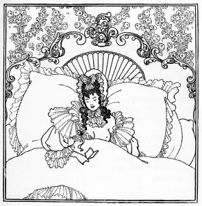 Poems: The Rape of the Lock, Aubrey Beardsley illustration