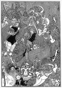 Poems: The Rape of the Lock, Aubrey Beardsley illustration