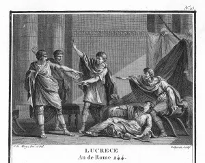 Tarquinius: Rape of Lucretia and her subsequent suicide