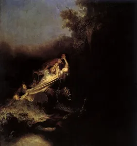 1630s: The Rape of Proserpina, by Rembrandt