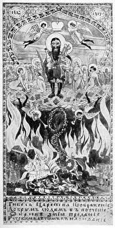 Caricatured: RASPUTIN AS RUIN OF TSAR