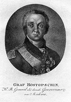Moskow: Rastopchin, Fedor Vassilyevich, 23.3.1763 - 30.1.1826