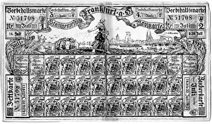 Ration: Ration card from Frankfurt an der Oder, 1917