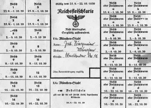 Ration: Ration card for meat