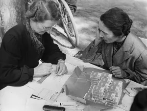 Affected: Ration coupon issue after air raids, 1943