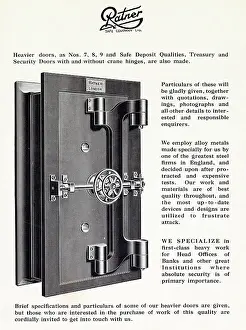 Bankers: Ratner strong room security door