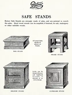 Sturdy: Ratner wooden safe stands