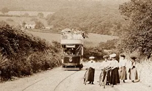 Rawmarsh: Rawmarsh Warren Hill tram early 1900s