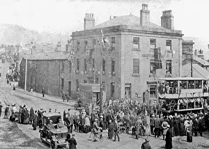 Rawtenstall: Rawtenstall - opening of electric tramway 1909