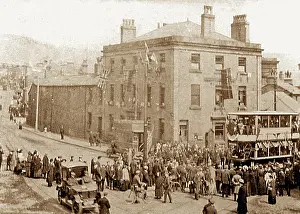Rawtenstall: Rawtenstall - opening of electric tramway 1909