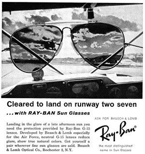 Bausch: Ray-Ban Sun Glasses 1960