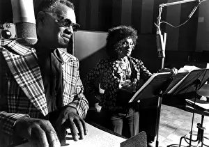 Braille: Ray Charles, with Cleo Laine recording