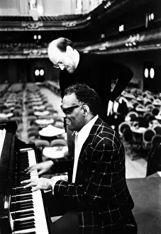 Pops: Ray Charles, with conductor/composer John ?