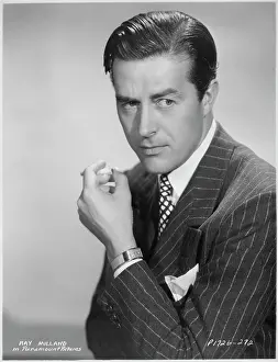 Pinstripes: Ray Milland - actor - celebrity - man