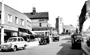 Rayleigh: Rayleigh, Town Centre 1957