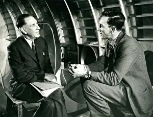 Fuselage: Raymond Baxter conducting an interview