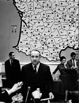 Marcellin: Raymond Marcellin during a press conference
