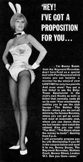 Sexist: Raymond Revuebar advertisement, 1965