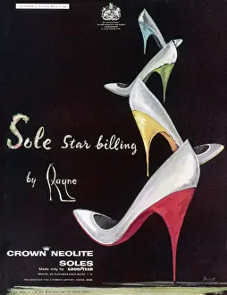 Soles: Rayne shoes advertisement