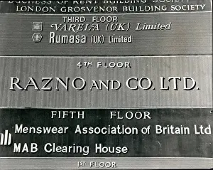 Purge: Razno, Soviet trade organisation, Regent Street, London