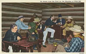 Witnesses: Re-enactment of McCall trial, Deadwood, South Dakota, USA