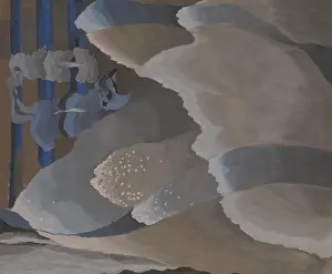 From Above: REACHING WAVES, by Arthur Dove, 1929, American painting