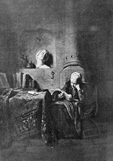 Nicolaes: The Reader by Nicolaes Maes