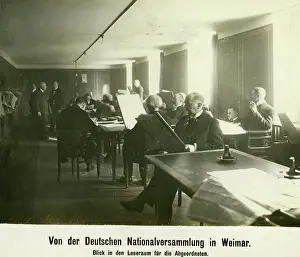 Constitution: Reader room for deputies, 1919