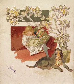 Engrossed: READING GIRL, BLOODHOUND