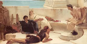 Tadema: Reading from Homer, by Alma-Tadema
