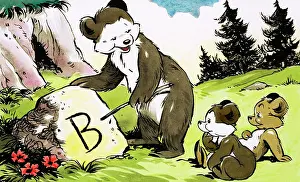 Cuddly: Reading lesson for bears