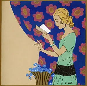 READING A LETTER