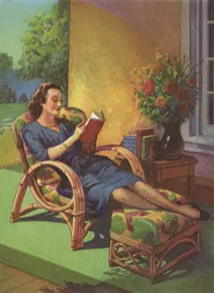Reclines: Reading on the Porch