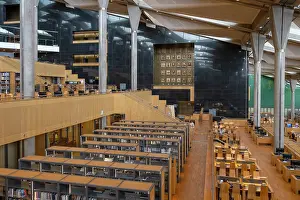 Alexandrina: Reading Room, Bibliotheca Alexandrina, Alexandria, Egypt