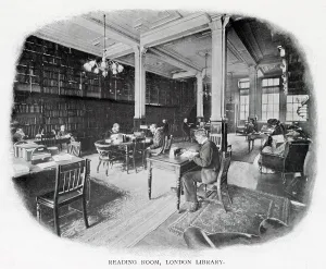 Shelving: Reading Room - London Library 1900